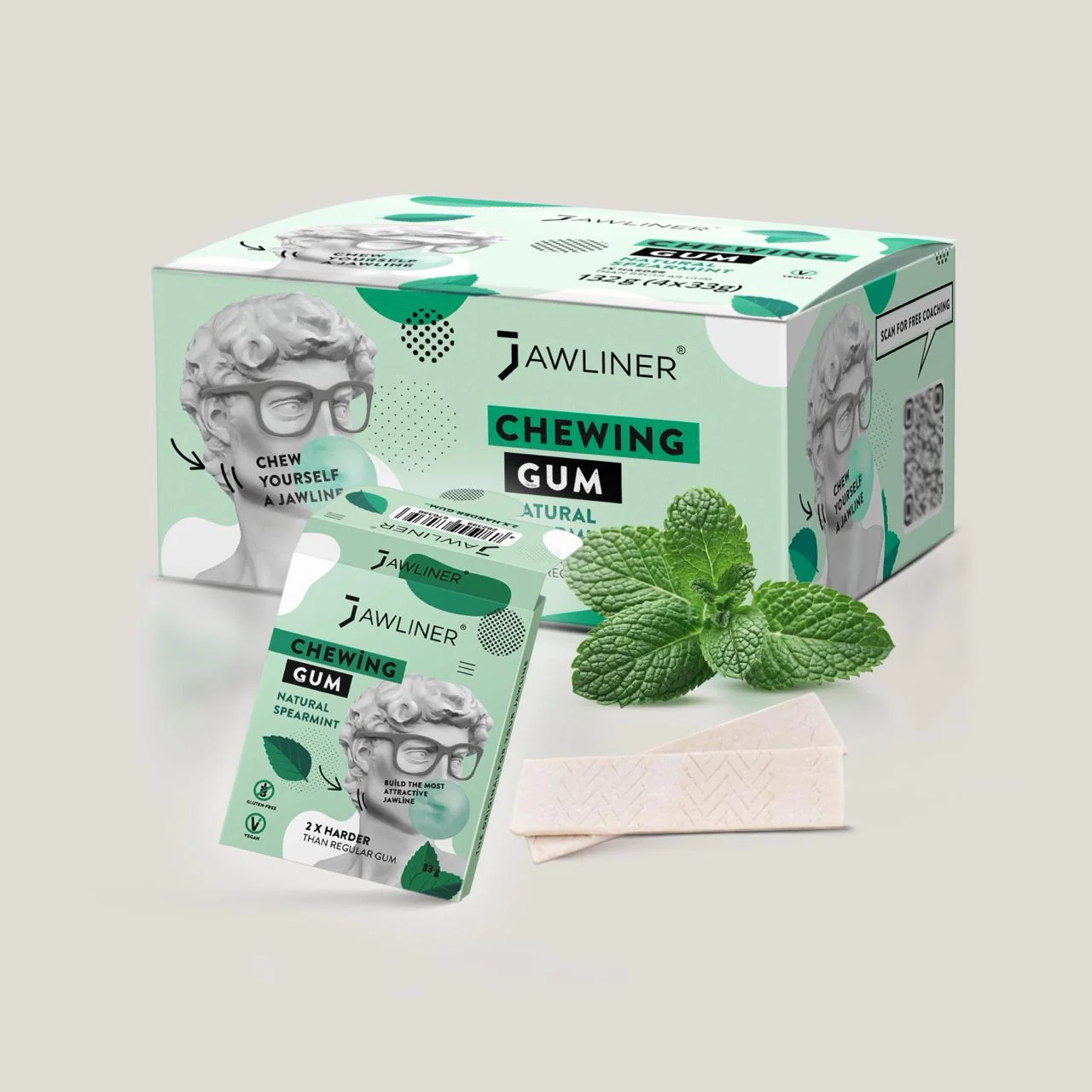 JAWLINER® Chewing Gum Medium Hard - Image 7