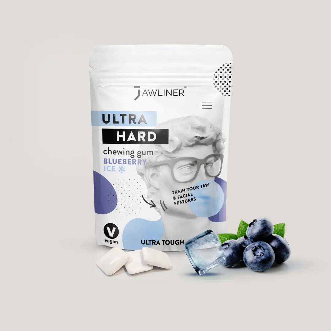 JAWLINER® Fitness Chewing Gum Blueberry Ice - Image 18