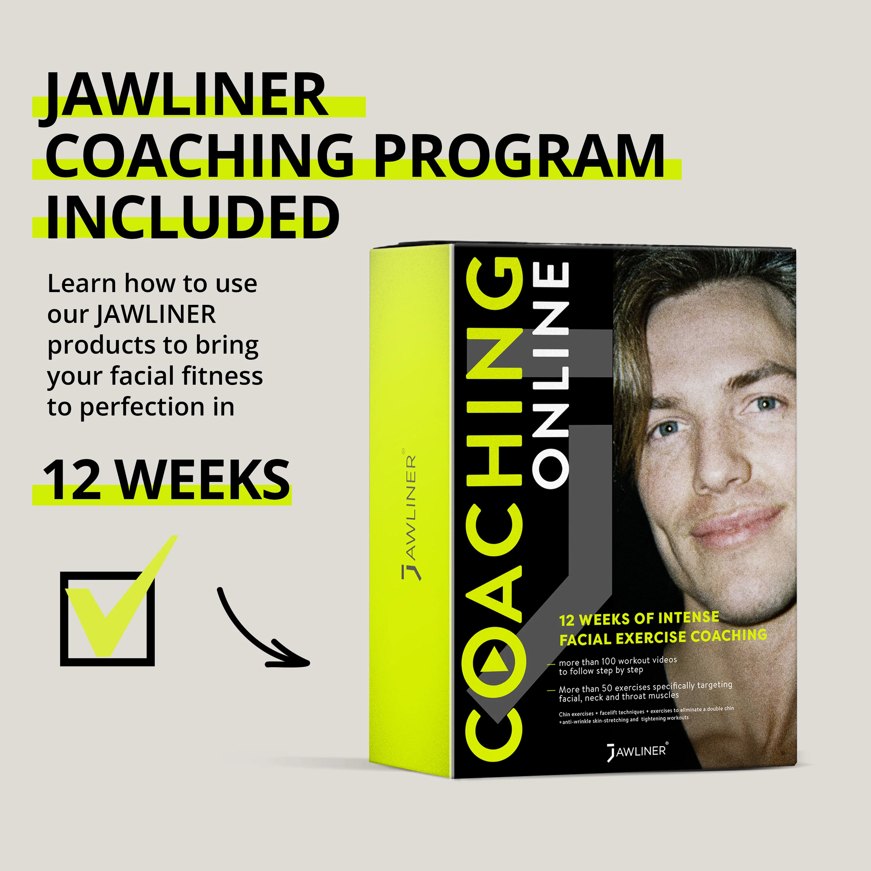 JAWLINER® Fitness Chewing Gum Cherry Ice - Image 12