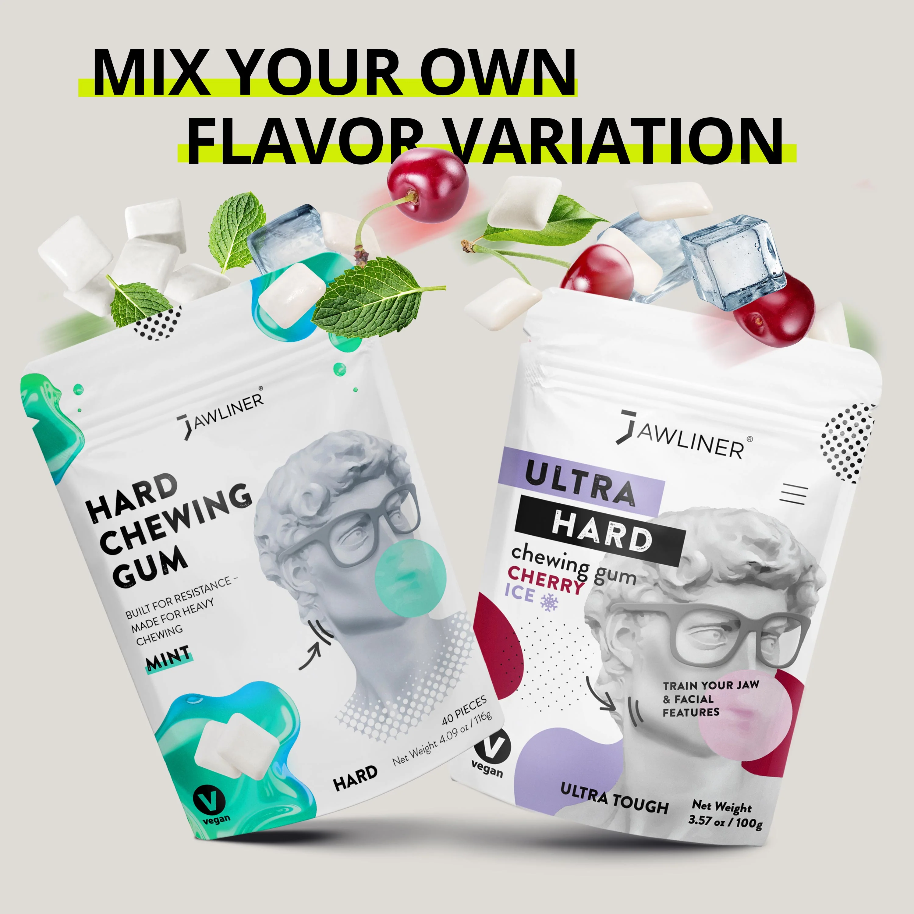 JAWLINER® Hard Chewing Gum - Image 12